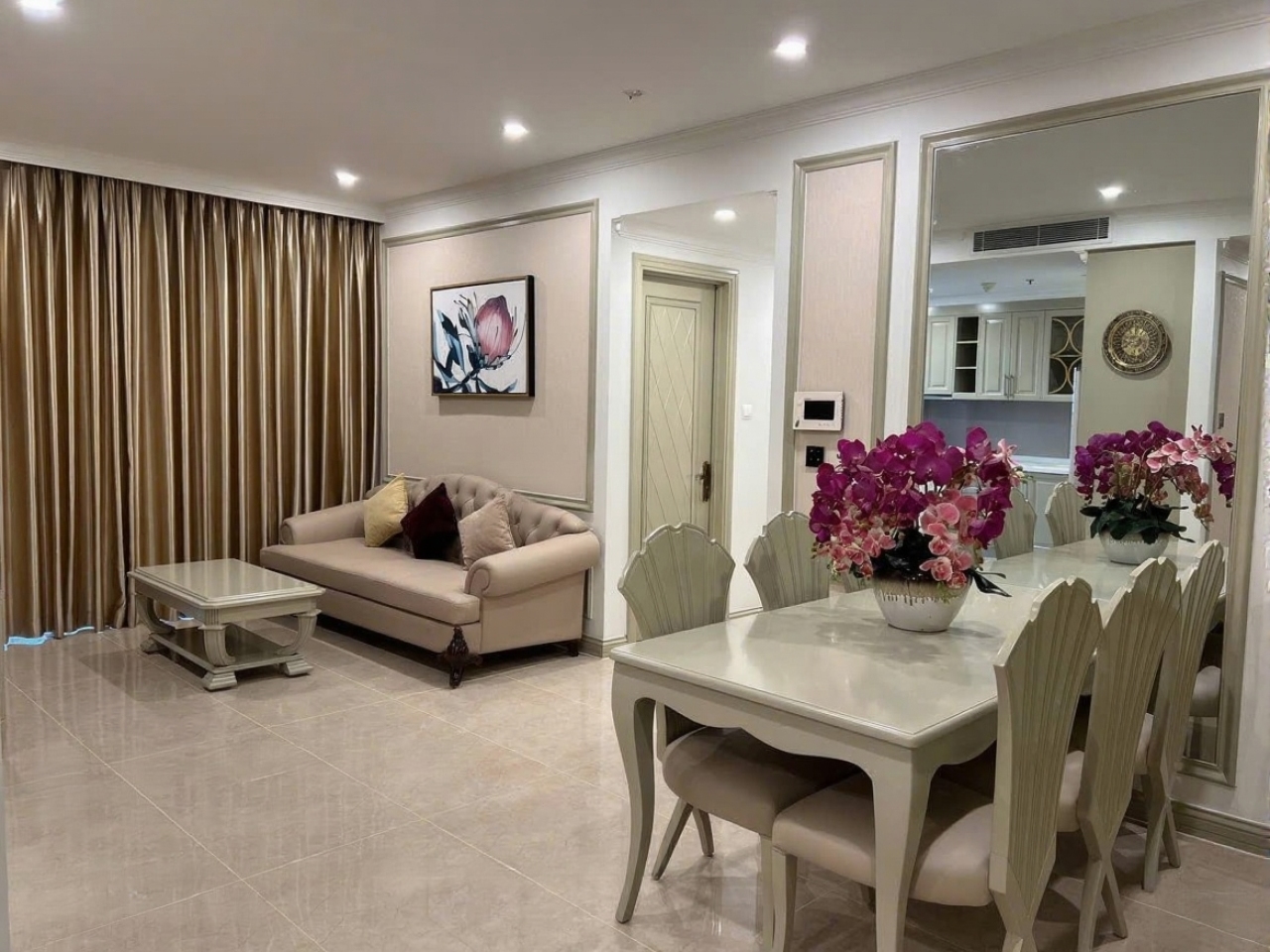 Rivergate căn góc 3PN tầng 30 – 111m² – Căn hộ trung tâm HCM, view sông và Q1